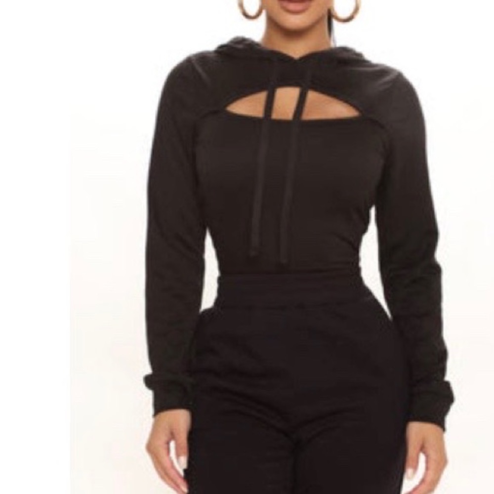 Fashion Nova Scandal Hoodie - Black 2X